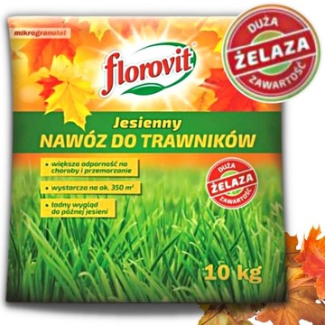 Nawóz do trawników jesienny Florovit 10 kg worek
