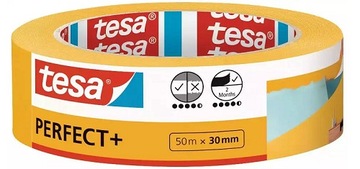 TESA TAŚMA PRECYZYJ.ŻÓŁTA PERFECT 50MX30MM