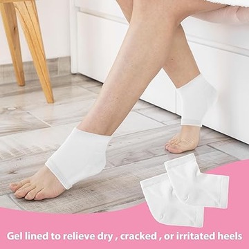 Увлажняющие пяточные носки для сухой и потрескавшейся кожи НАБОР ИЗ 2 ПАР