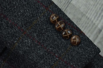 HARRIS TWEED x Giorgio Marynarka Męska Tweedowa 50