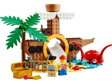 LEGO Classic 40589 Plac zabaw ze statkiem pirackim