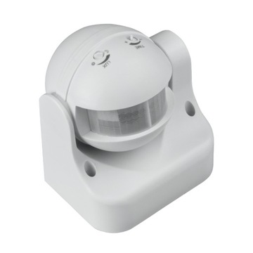 PIR датчик движения, IP44, белый