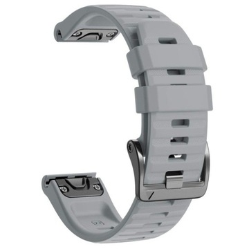 PASEK DO GARMIN FENIX 5 6 7 PRO SOLAR QUICKFIT EASYFIT 22mm SZARY
