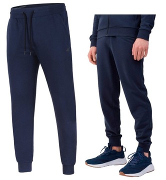 4F MĘSKIE SPODNIE DRESOWE DRESY BAWEŁNA / rozm M