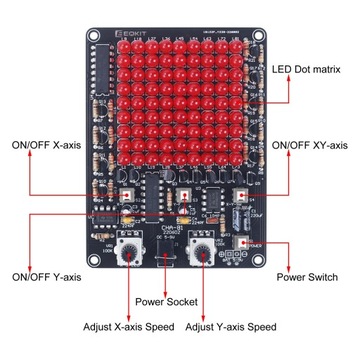 Połącz kropki CHA-81 śledzenie światła GREEN diy kit