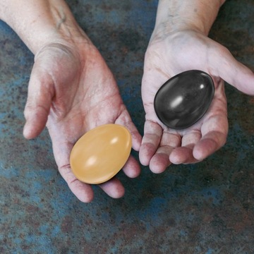 Нефритовые шарики для медитации для китайского массажа 4 шт.