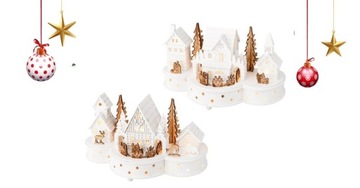 Рождественская деревня, деревянный домик, светодиод 1 шт.