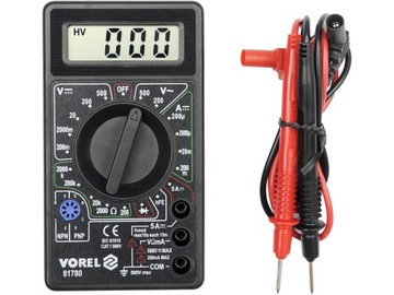 CYFROWY MIERNIK Multimetr VOREL 81780