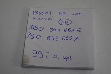 HALOGEN LEVÝ MŘÍŽKA NÁRAZNÍKU PASSAT B8 KOMBI