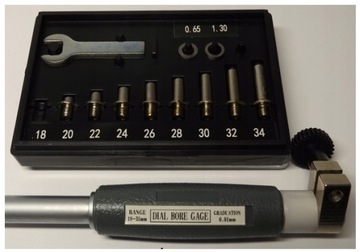 ШКАЛ ЧАСОВ 18-35 мм 35-50 мм 50-160 мм НАБОР ДИАМЕТРА 18-160 мм