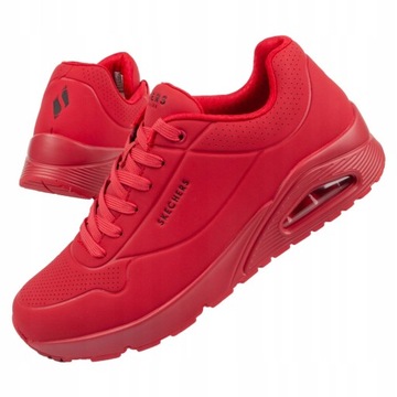 Buty sneakersy Skechers Uno Stand on SKECH AIR SPORTOWE MĘSKIE 52458-RED
