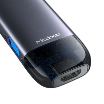 MCDODO HUB 10IN1 USB-C RJ-45 VGA HDMI 4K ДЛЯ MACBOOK