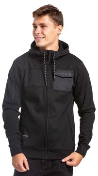 bluza Meatfly Josh Zip - Black