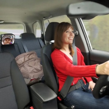 Автомобильное зеркало для ребенка в машину, 20х30 см, безопасное для наблюдения.