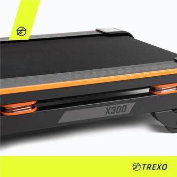 Электрическая беговая дорожка TREXO X300, складная, регулировка наклона до 16 км/ч.