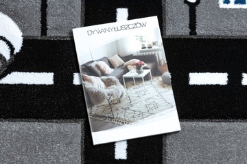 Детский ковер PETIT 200 CITY серый ^*X752