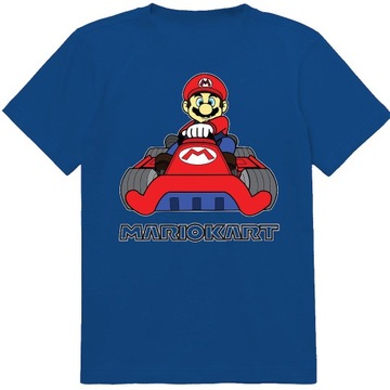 T-SHIRT KOSZULKA MARIO KART 104 110 JAKOŚĆ JAKOŚĆ