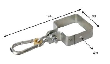 НАБОР соединителей 90х90 + зажимы | 90 градусов