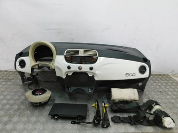 DESKA KONSOLA AIRBAG NAPINACZE FIAT 500 07-