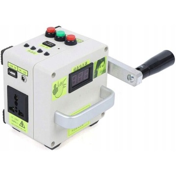 AWARYJNY GENERATOR PRĄDU KORBOWY RĘCZNY 30W 3A