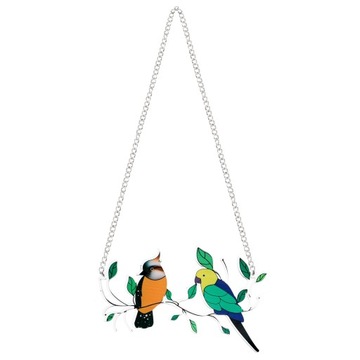 Ptaki miniaturowe witraże Suncatcher ptaków