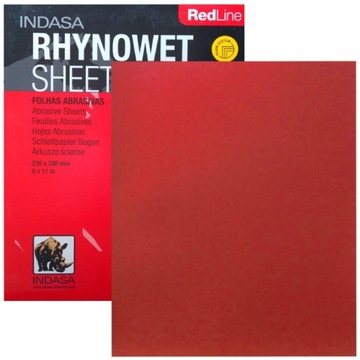 INDASA PAPIER ŚCIERNY WODNY RED LINE P800 50SZT.