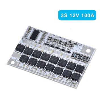 Ładowarka BMS PCM z balanser 3S 100A 12,8V