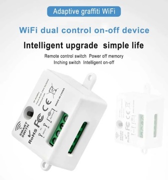 Мини-переключатель Wi-Fi Tuya Smart Life APP кнопочный выключатель света RF 433 МГц