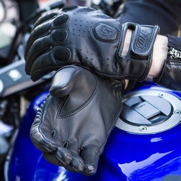 ЛЕГКИЕ ПРОЧНЫЕ КОЖАНЫЕ МОТОЦИКЛОВЫЕ ПЕРЧАТКИ M