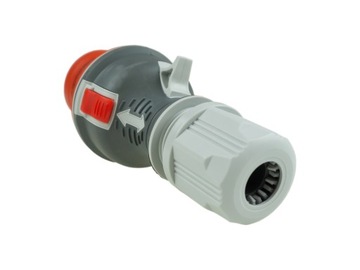 Вилка питания IP44 4P 16A 400V РЕЗИНОВЫЙ ЭЛЕКТРОМЕТ