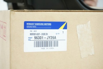 OE ZRCÁTKO PRAVÉ 5PIN RENAULT KOLEOS I 96301JY26A