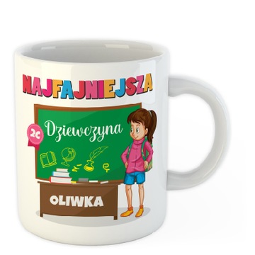 PREZENT NA DZIEŃ KOBIET DLA DZIEWCZYNEK KUBEK DZIEŃ KOBIET PREZENT UPOMINEK