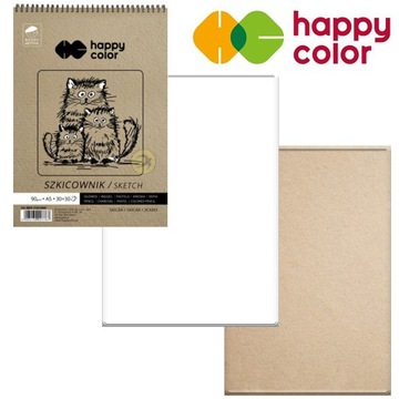 СКЕТЧБУК А5 БЛОК ДЛЯ ЧЕРТЕЖЕЙ СЧАСТЛИВЫЙ ЭСКИЗ