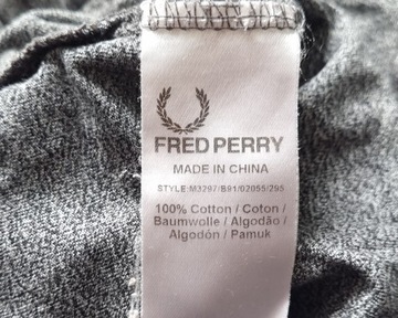 FRED PERRY M3297 STONEWASHED T-SHIRT Męska Koszulka L