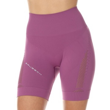 BRUBECK SPODENKI LEGGINSY DAMSKIE GYM WRZOSOWY M