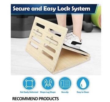 ПЛАТФОРМА SLANT BOARD ДЛЯ РАСТЯЖКИ МЫШЦ, ПРИСЕДАНИЙ, 4 УГЛА НАКЛОНА