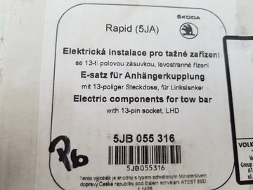 5J1055316C SVAZEK ELEKTRICKÁ HÁK TAŽENÍ