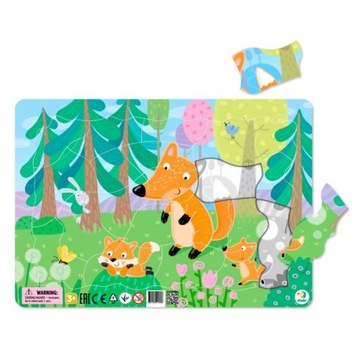 DODO PUZZLE RAMKOWE 21 EL. LISKI