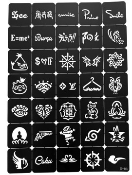 БЛЕСКИ ТАТУ, ШАБЛОНЫ, МАРКЕРЫ ДЛЯ РАСКРАШЕНИЯ КОЖИ