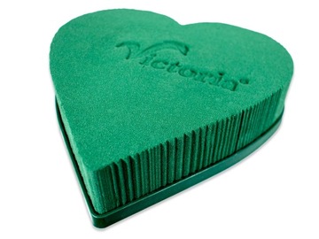 SERCE GĄBKA PIANKA FLORYSTYCZNA do KWIATÓW Victoria 20 cm