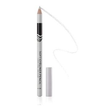 МЯГКИЙ белый карандаш для прорисовки бровей, МАТОВАЯ подводка для макияжа глаз.