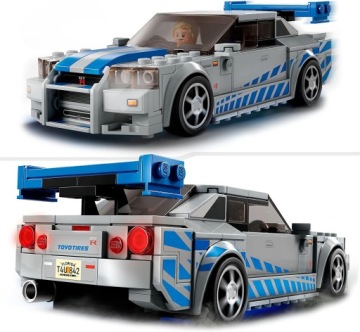 LEGO Speed ​​​​Champions Nissan Skyline GT-R R34 76917 БЛОКИ GTR Fast Furious