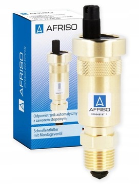 Odpowietrznik automatyczny z zaworem 1/2 AFRISO