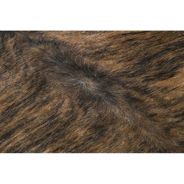 Ковер Искусственная Кожа Коровы черно-коричневый 100х150