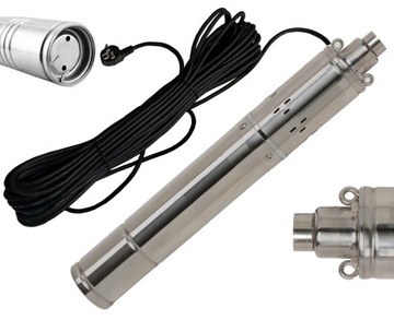 ПОГРУЖНОЙ ВИНТОВОЙ НАСОС ДЛЯ КРУГЛОЙ ВОДЫ 2400 л/ч РУЧКА 4