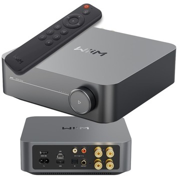 WiiM Amp Zintegrowany wzmacniacz sieciowy Hi-Res Audio HDMI Pilot