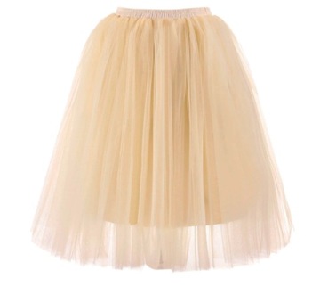 ЮБКА ТЮЛЬНАЯ ЮБКА 5 СЛОЕВ БЕЛАЯ