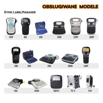 Лента для картриджей DYMO D1 45013 12мм 7м LM160 белая лента с черным принтом 5 уп.