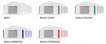 Палатка коммерческого склада для гаража 3x8 м 2-2,87 м