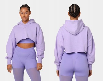 Reebok x Cardi B Women's Crop Sweatshirt Hoodie damska bluza sportowa - S